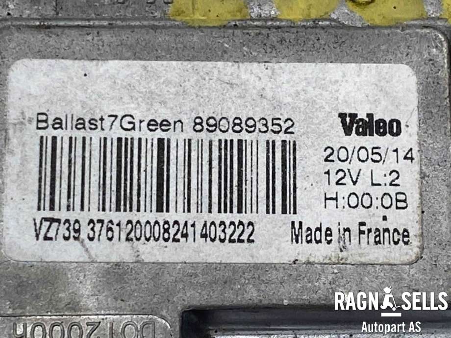 Styreenhet xenon/ballast til Ford Kuga 2013-2019  (VALEO|AM51-12K072-AA|89089352|1697303)
