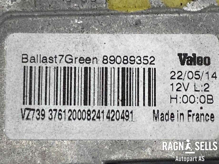 Styreenhet xenon/ballast til Ford Kuga 2013-2019  (VALEO|AM51-12K072-AA|89089352|1697303)