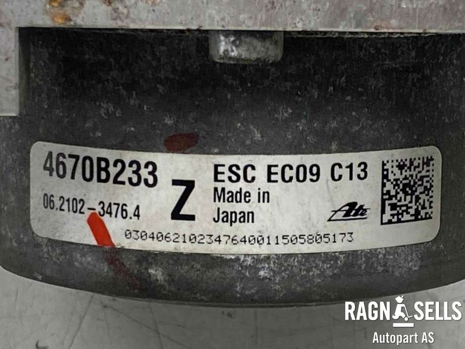 ABS sentral til Mitsubishi Outlander 2012-2015 (Type III, Fase 1)  (4670A993|4670B233|)
