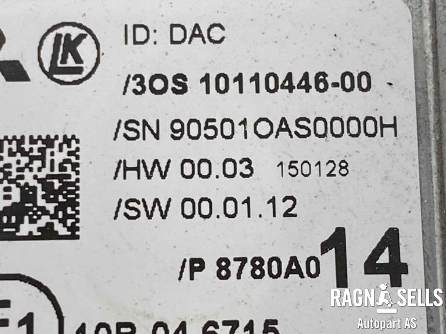 Styreenhet diverse til Mitsubishi Outlander 2012-2015 (Type III, Fase 1)  (8780A014||3OS1011044600|30S1011044600)