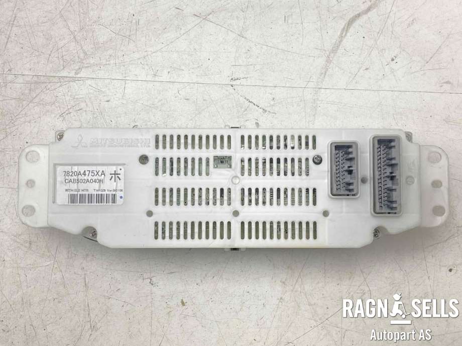 Varmeapparat betjening til Mitsubishi Outlander 2012-2015 (Type III, Fase 1)  (7820A475XA|)