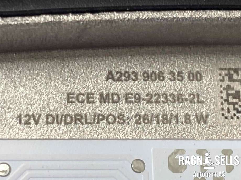 Styreenhet LED til Mercedes EQC 2019-->>  (A 293 906 35 00|)