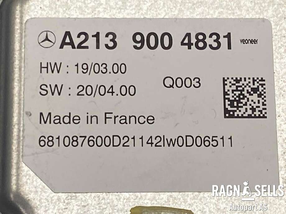 Sensor radar til Mercedes EQC 2019-->>  (A 213 900 48 31|)