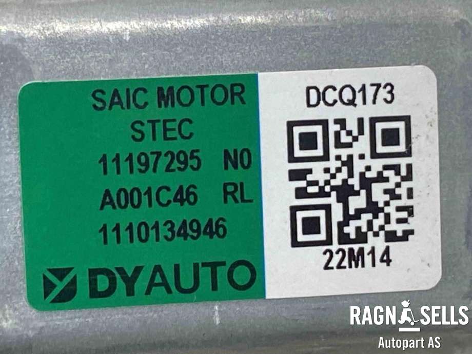 Ruteheis, kun motor, venstre bak til MG MG4 2022-->>  (11197295|)