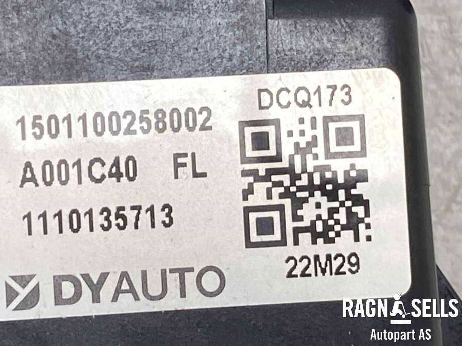 Ruteheis, kun motor, venstre foran til MG MG4 2022-->>  (1110135713|)