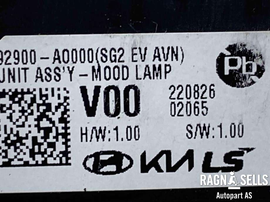 Styreenhet lys (LCM - Light Control Module) til Kia Niro EV 2022-->>  (92900AO000||92900A0000)