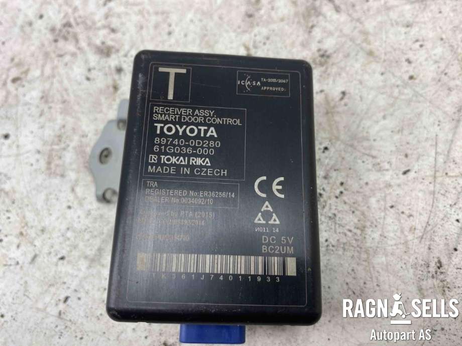 Styreenhet diverse til Toyota Yaris, 2014-2020 (Type III, Fase 2)  (897400D280)
