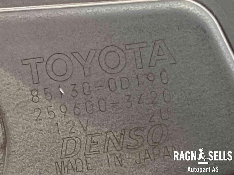 Viskermotor bakrute til Toyota Yaris 2014-2020 (Type III, Fase 2)  (851300D190|)