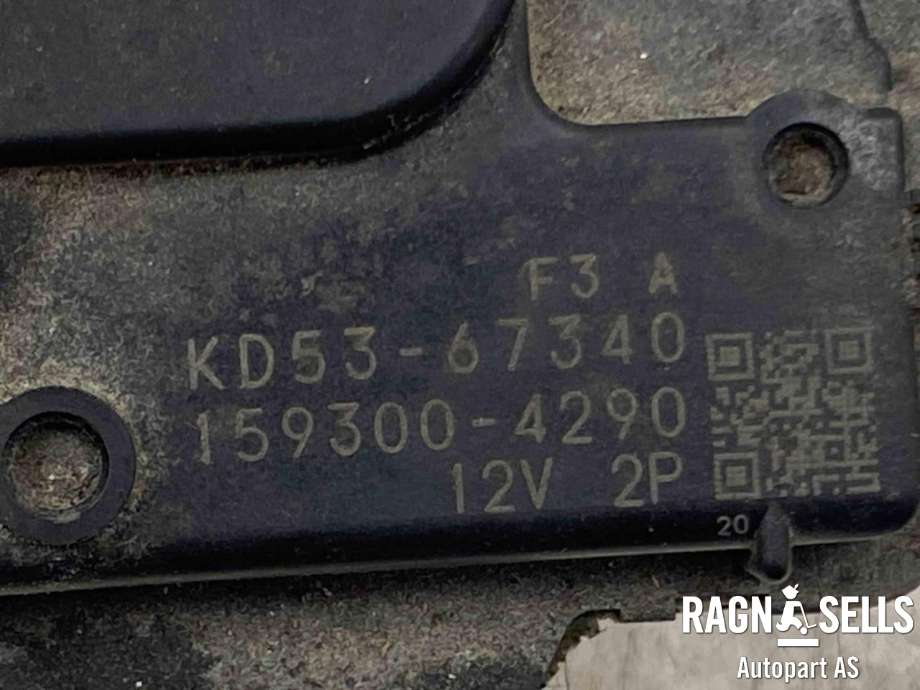 Viskermotor frontrute komplett m/overføring til Mazda CX-5 2012-2017 (Type I)  (KD53-67-360||KD53-67-340)