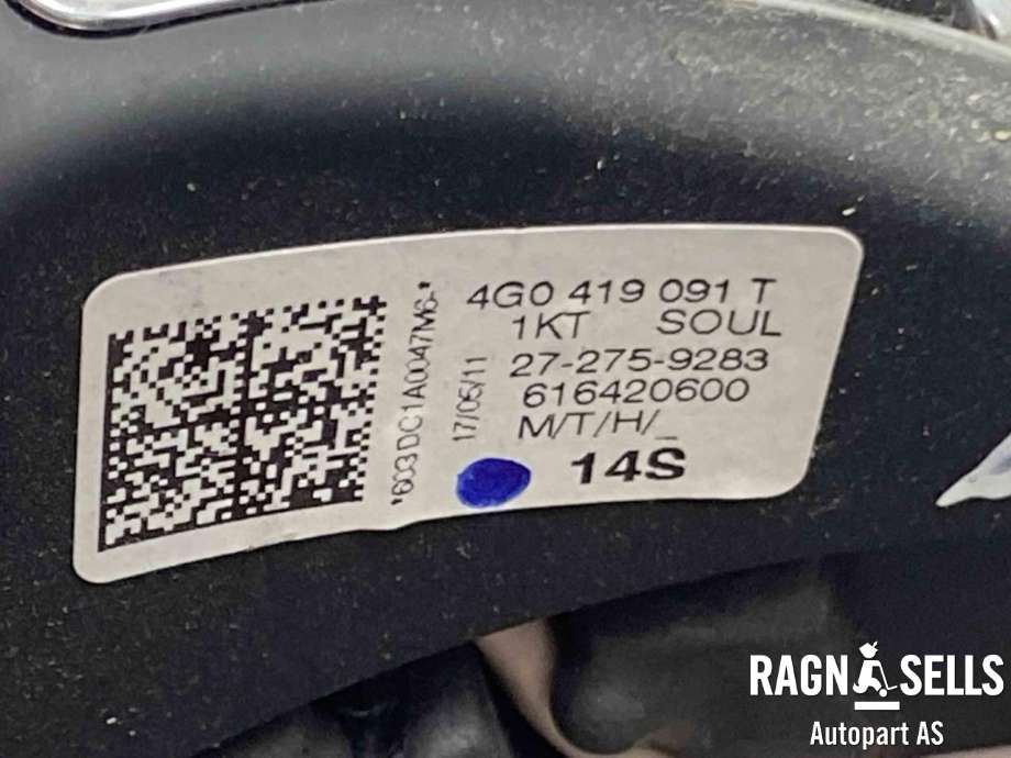 Ratt til Audi A7 2010-2014 (Type I, Fase 1)  (4G0 419 091 T|)