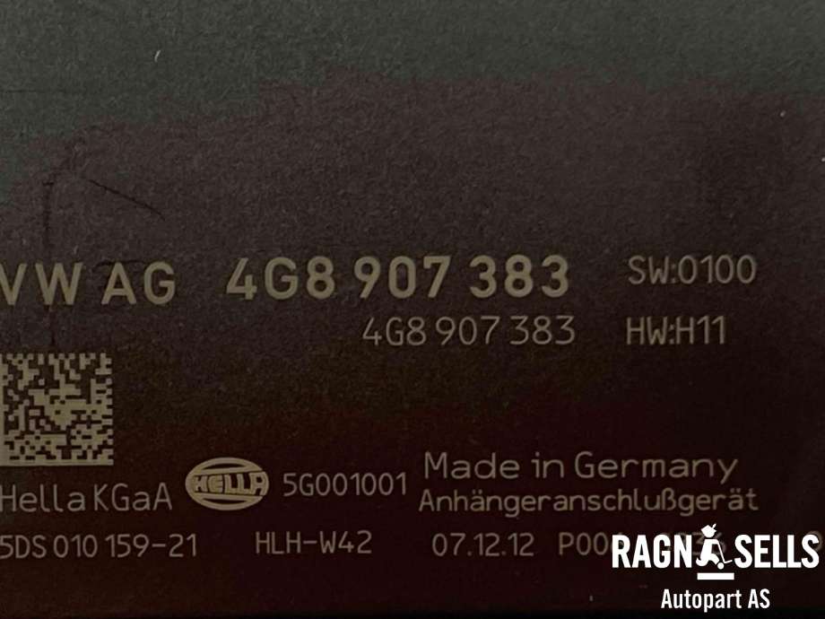 Styreenhet diverse til Audi A7 2010-2014 (Type I, Fase 1)  (4G8 907 383|)