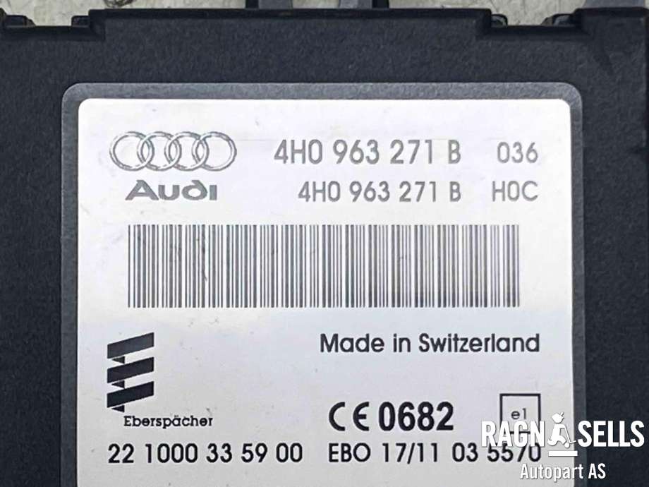 Styreenhet diverse til Audi A7 2010-2014 (Type I, Fase 1)  (4H0 963 271 B|4H0 963 271 C|)