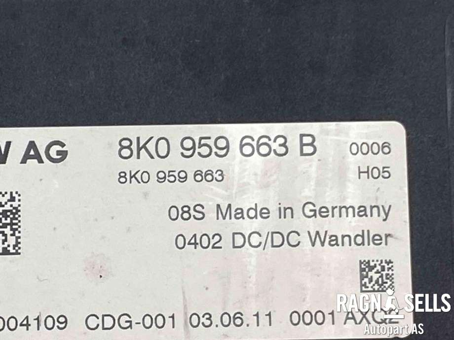 Styreenhet diverse til Audi A7 2010-2014 (Type I, Fase 1)  (8K0 959 663 F|)