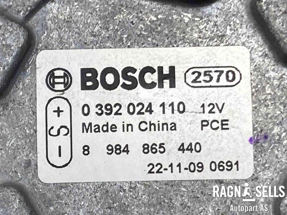Vannpumpe elektrisk til Isuzu D-Max 2021-->> (Type III)  (BOSCH|8984865440||20 392 024 110)