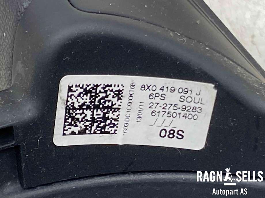 Ratt til Audi A1 2010-2014 (Type I, Fase 1)  (8X0 419 091 J|)
