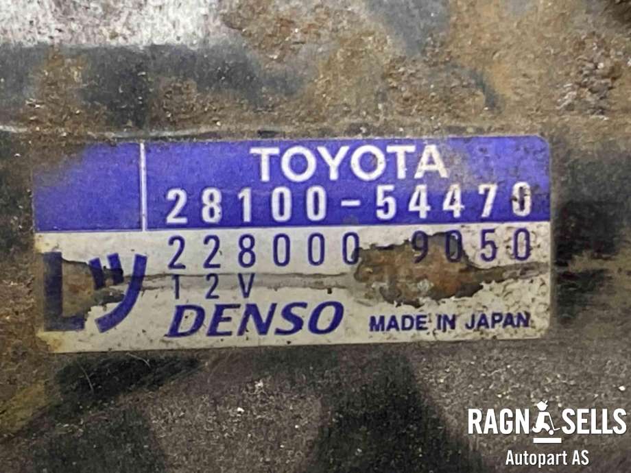 Starter diesel til Toyota Hiace 1996-2001 (Fase 1) (DENSO|2810054470|2280009050|2810054032|2810054052|281005405284|2810054061|2810054090|2810054140|2810054150|2810054190|2810054220|2810054250|2810054300|2810054320)
