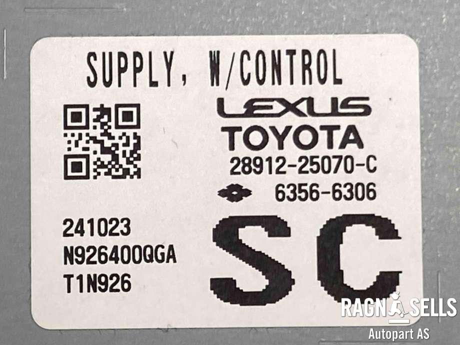 Styreenhet diverse til Lexus RZ 2023-->>  (2891225070||6356-6306|241023|N926400QGA|T1N926)