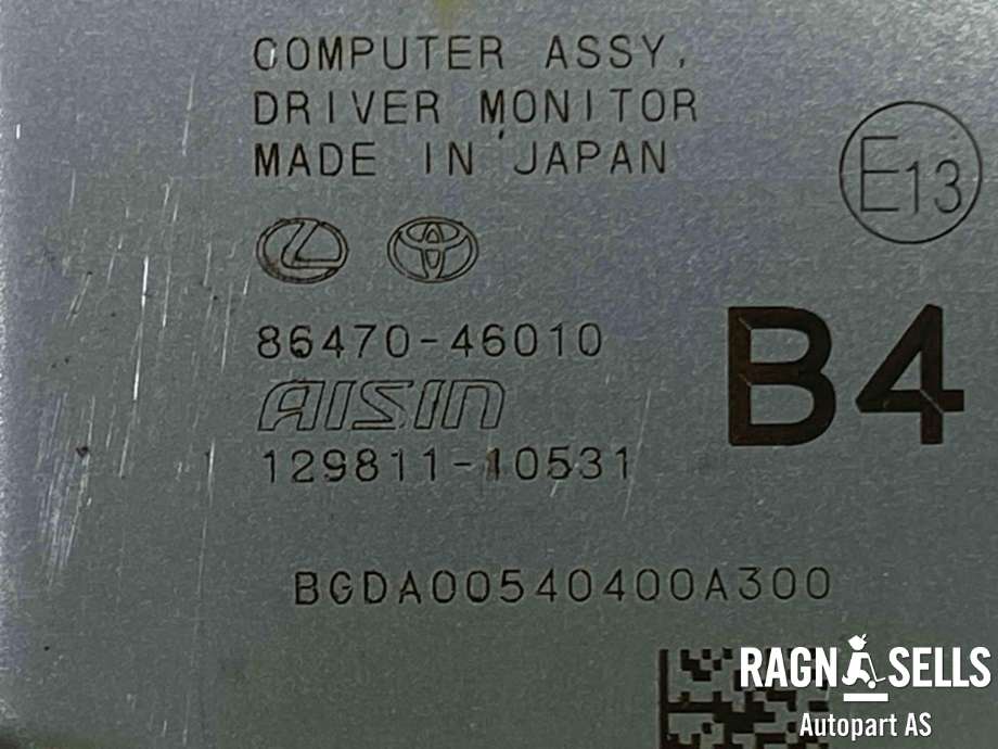 Styreenhet diverse til Lexus RZ 2023-->>  (AISIN|8647046010||12981110531)