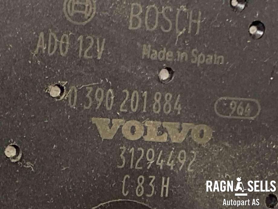 Viskermotor bakrute til Volvo V60/V60 CC 2013-2018 (Type I, Fase 2)  (31294492|)