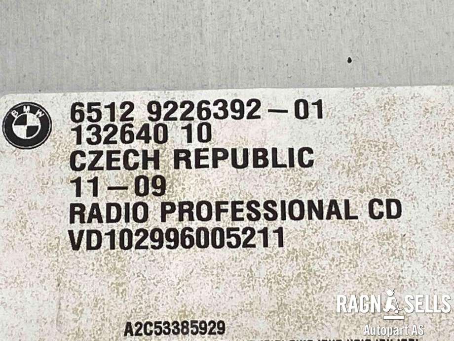 Bilstereo til BMW X1 2009-2015 (E84) (E84) (65 12 9 343 201|63 12 9 226 392|)