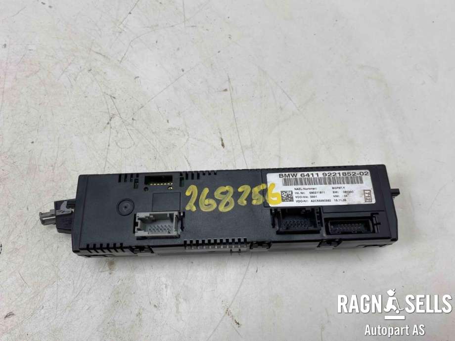 Varmeapparat betjening til BMW X1 2009-2015 (E84) (E84) (64 11 9 292 262|64 11 9 221 852|)