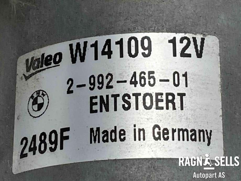 Viskermotor frontrute komplett m/overføring til BMW X1 2009-2015 (E84) (E84) (VALEO|61 61 2 990 025||2992465)