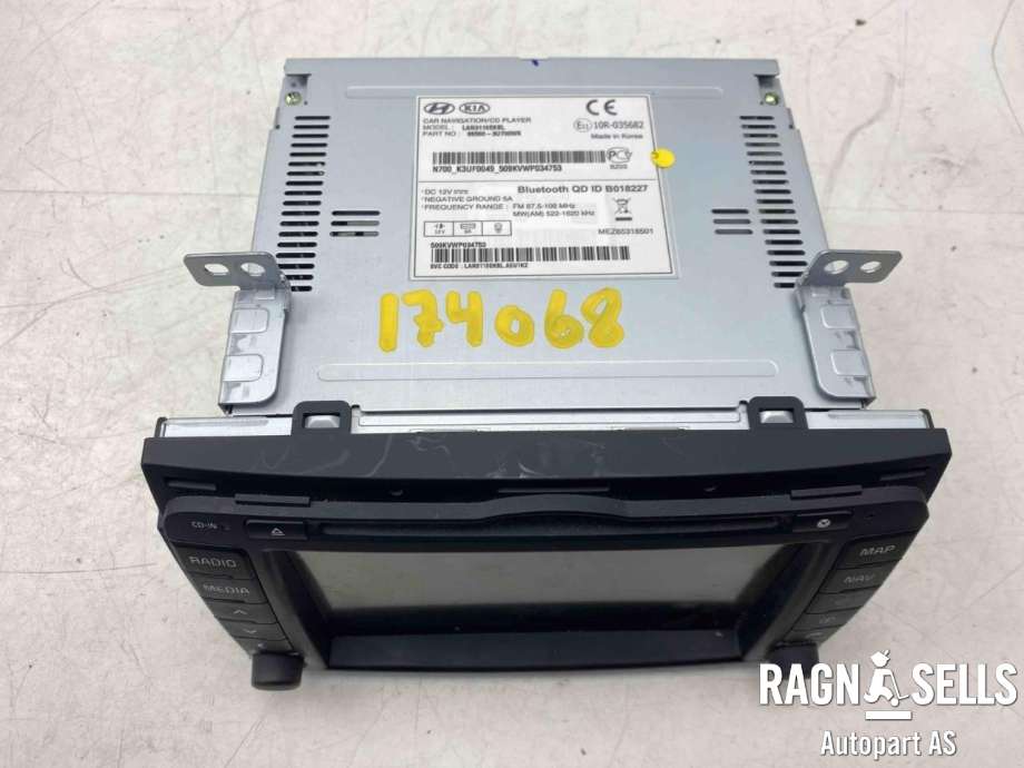 Bilstereo til Kia Sportage 2010-2016 (Type III)  (965603U700|965603U700WK|)