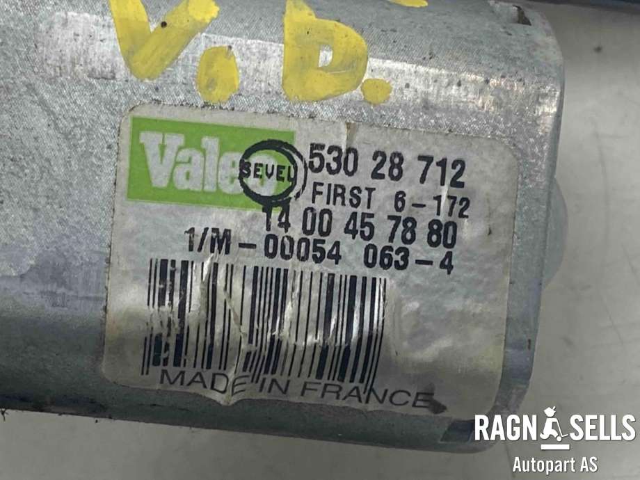 Viskermotor bakrute venstre til Fiat Scudo 2007-2017 (Type II)  (1400457880|)