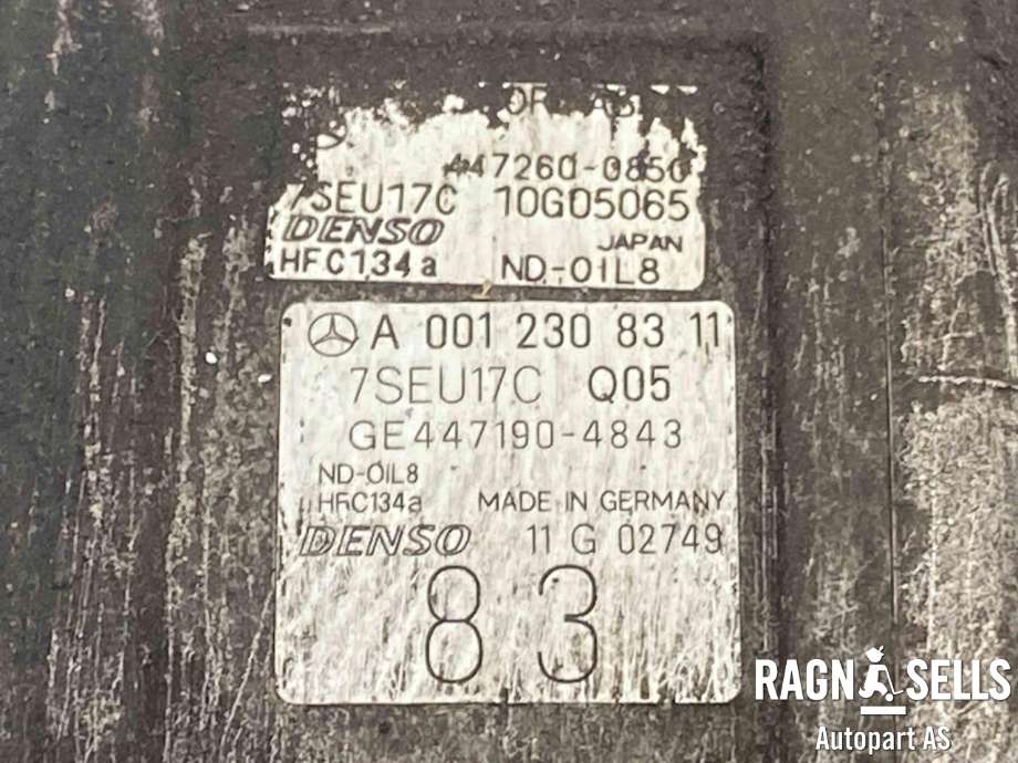 Aircondition kompressor til Mercedes R-Klasse 2006-2013 (W251) (W251) (DENSO|A 001 230 83 11|447190-4843|7SEU17C|A0012304411|A0012308811|A0022301511|A0022305311|A0022305611|0012304411|0012308311|0012308811|0022301511|0022305311|0022305611)