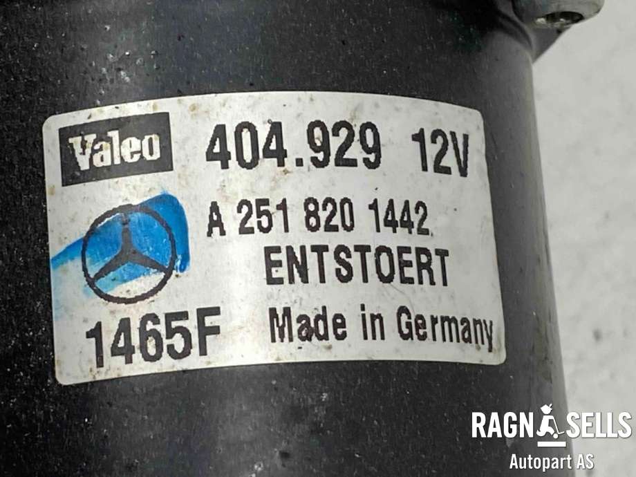 Viskermotor frontrute komplett m/overføring til Mercedes R-Klasse 2006-2013 (W251) (W251) (A 251 820 00 41||A 251 820 14 42|A 251 820 25 42)