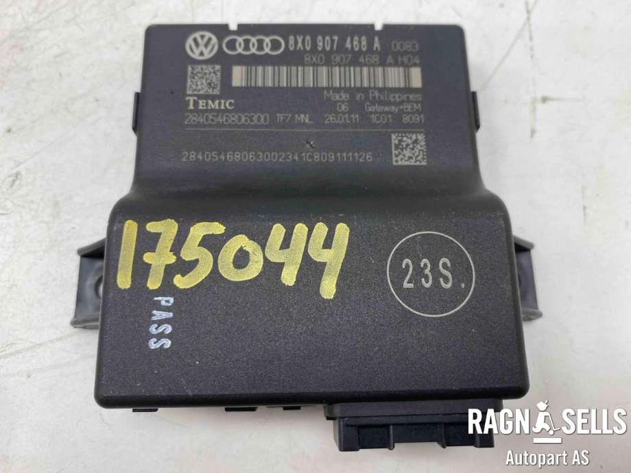 Styreenhet diverse til Audi A1, 2010-2014 (Type I, Fase 1)  (8X0907468A)