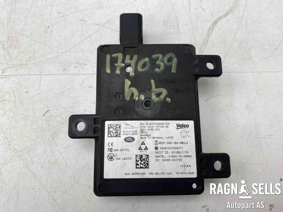 Sensor radar til Jaguar I-PACE 2018-->>  (VALEO|T4A23073|JPLA14F152AD|JPLA14F152AE)