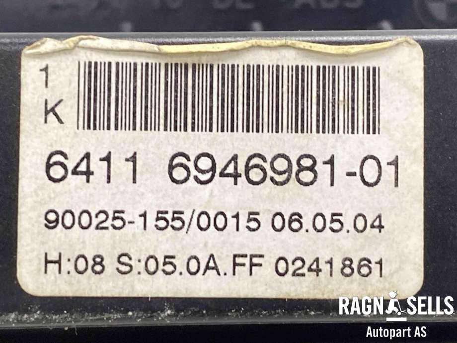 Varmeapparat betjening til BMW 5-Serie 2003-2010 (E60/E61) (E60/E61) (64 11 6 946 981||64 11 6 988 504|64 11 9 122 398)