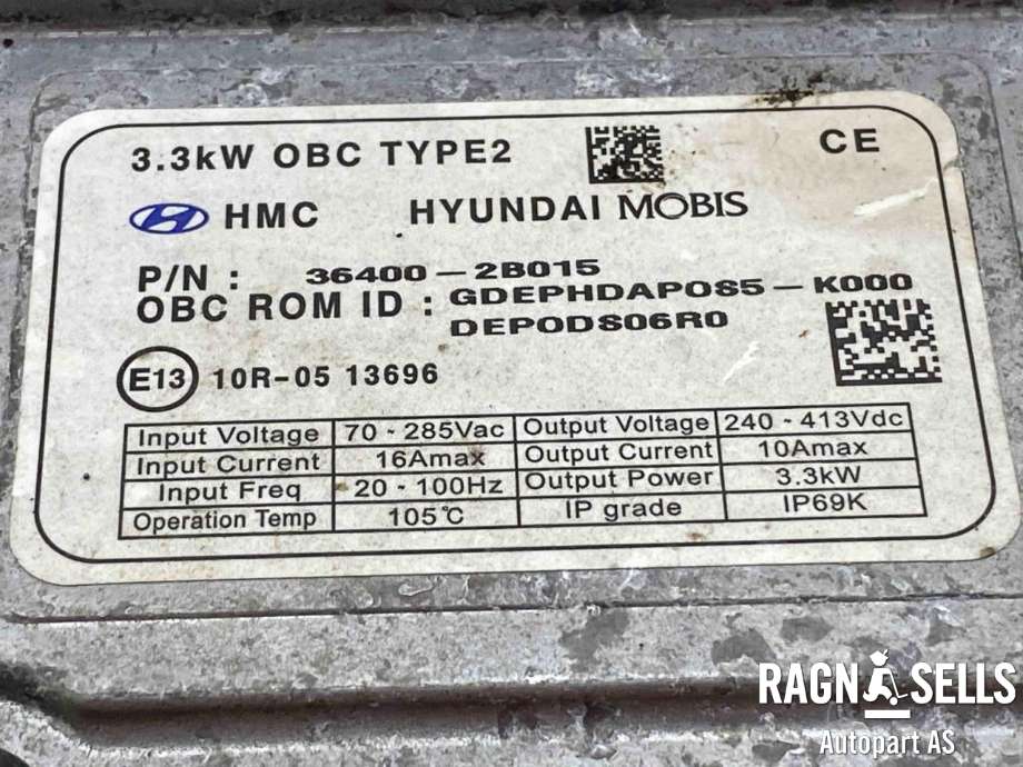 Batterilader (OBC - On Board Charger) til Kia Niro 2016-2021  