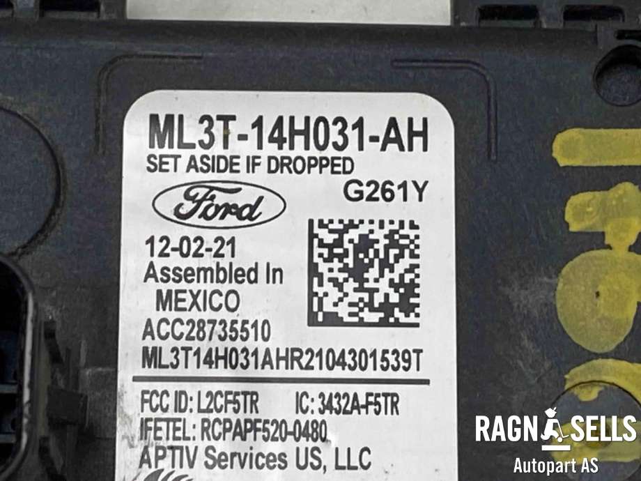 Sensor blindsone til Ford Mustang Mach-e 2020-->>  (2517297|ML3T-14H031-AH|ML3T-14H031-AG|2657693|2542348|ML3T 14H031-AH)
