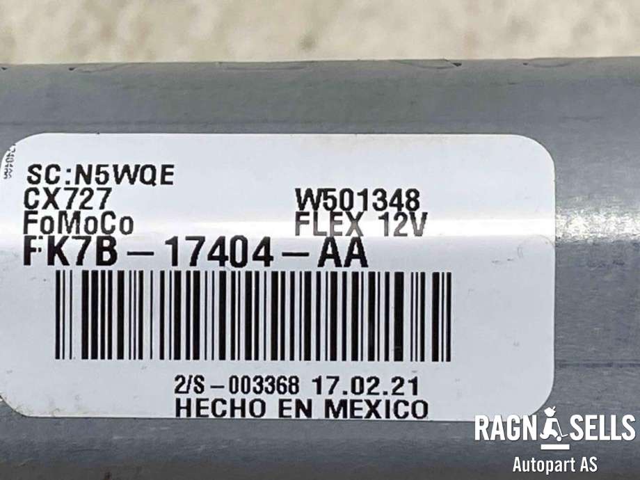 Viskermotor bakrute til Ford Mustang Mach-e 2020-->>  (2704471|FK7B-17404-AA|FK7B-17404-AB|W501348)
