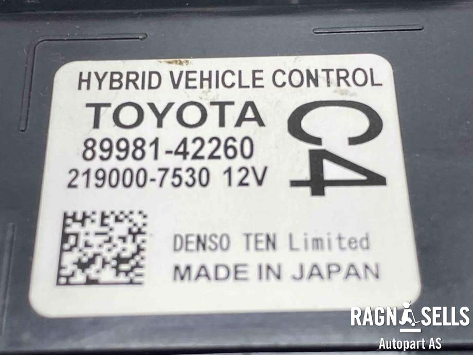 Styreenhet diverse til Toyota RAV4 2019-->> (Type V) (89981-42260|219000-7530|)