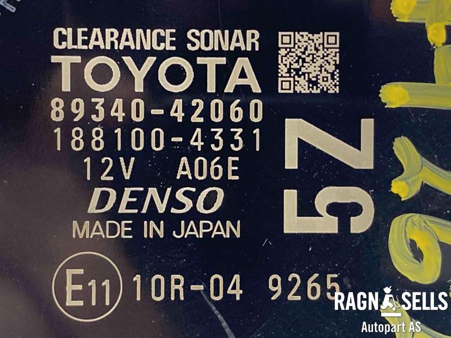 Styreenhet parkering til Toyota RAV4 2019-->> (Type V)  (89340-42060|188100-4331|)