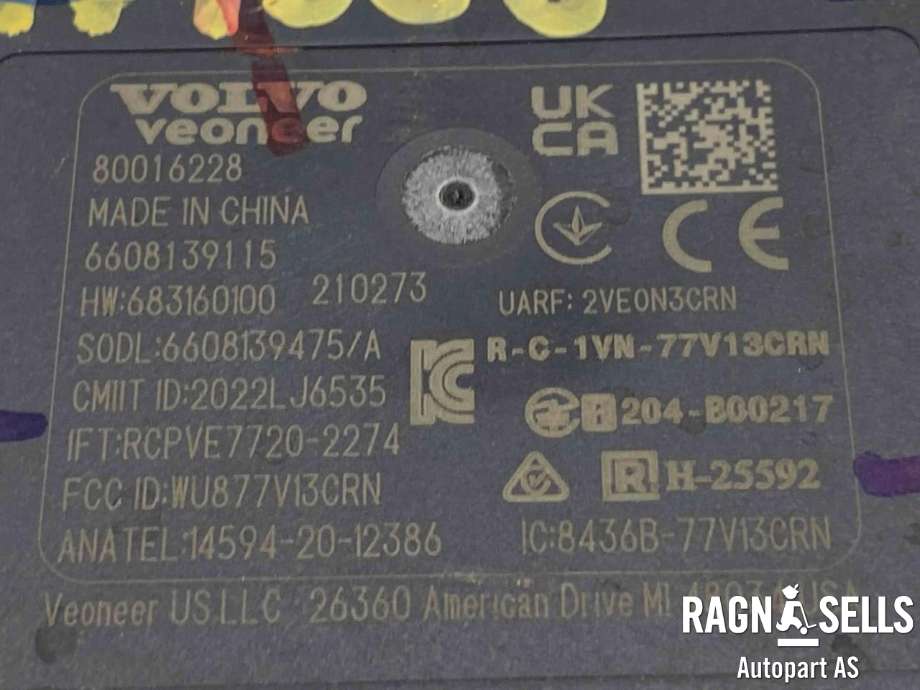 Sensor radar til Volvo EX30 2023-->> (6608139115|)