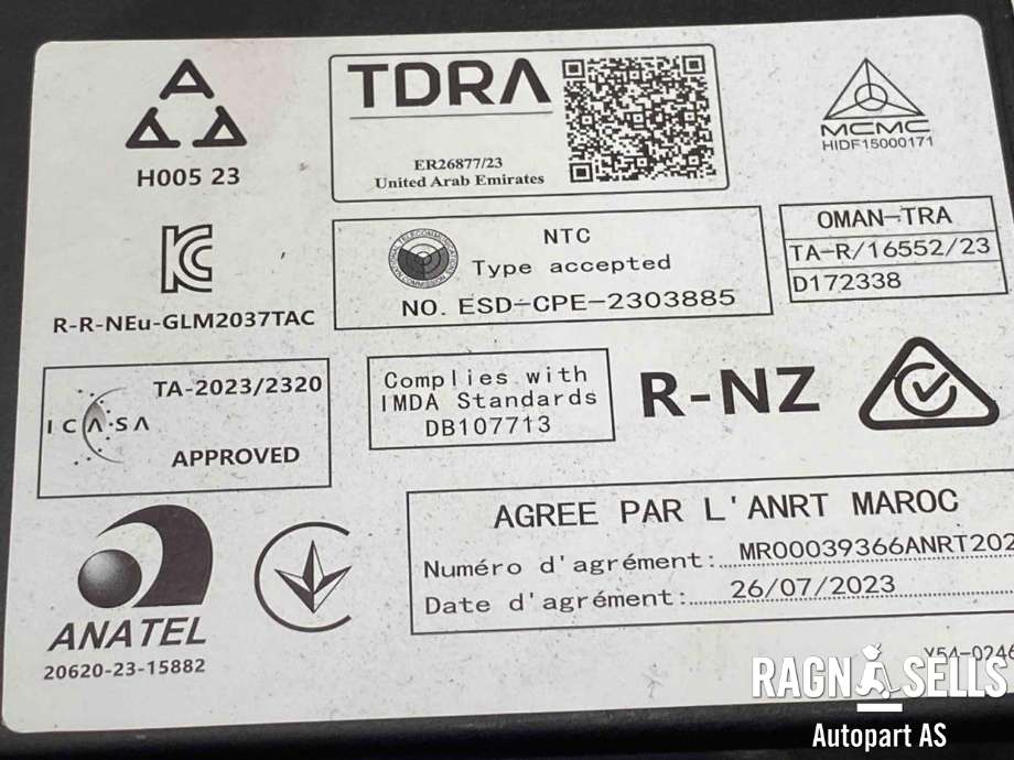 Styreenhet diverse til Volvo EX30 2023-->>  (80028857|TVLC2412112494|)