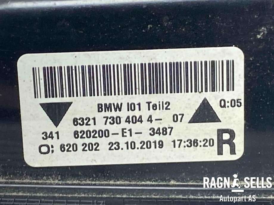 Baklykt fra støtfanger høyre til BMW i3 2013-2022  (63 21 7 304 044|)
