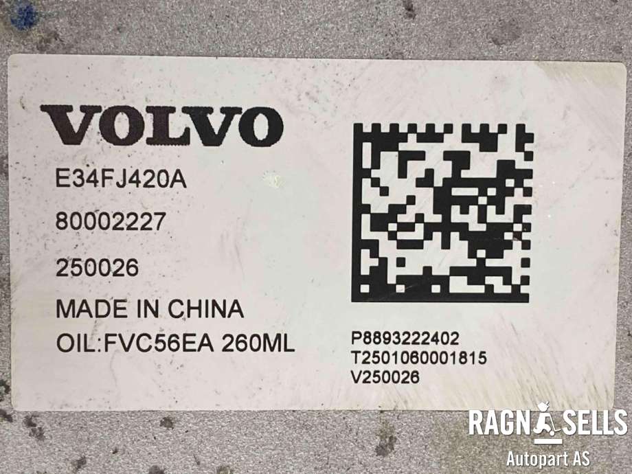 Aircondition kompressor elbil til Volvo EX30 2023-->>  (36010814|80002227|)