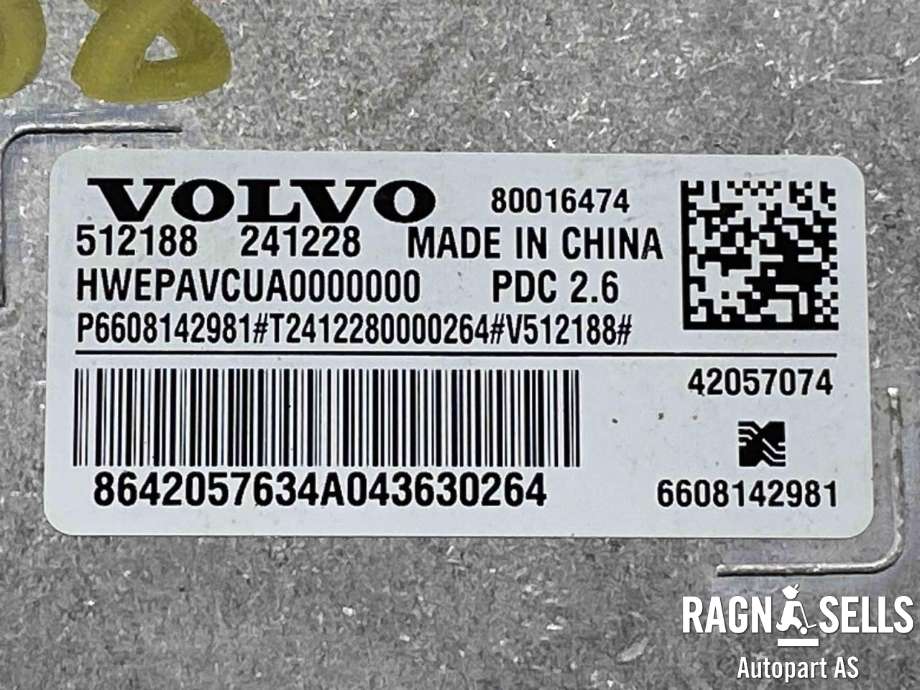 Styreenhet motor til Volvo EX30 2023-->> (36010982|80016474|42057074)