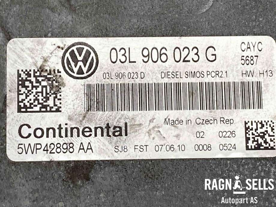 Styreenhet motor til VW Polo 2009-2014 (Type V, Fase 1)  (03L 906 023 G|)