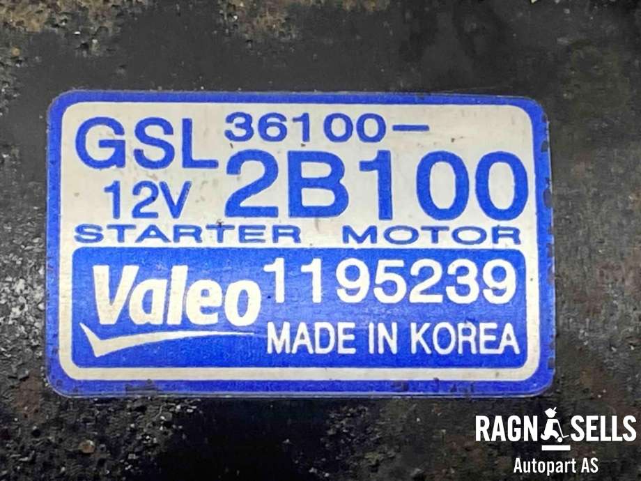 Starter til Hyundai i20 2009-2014 (Type I)  