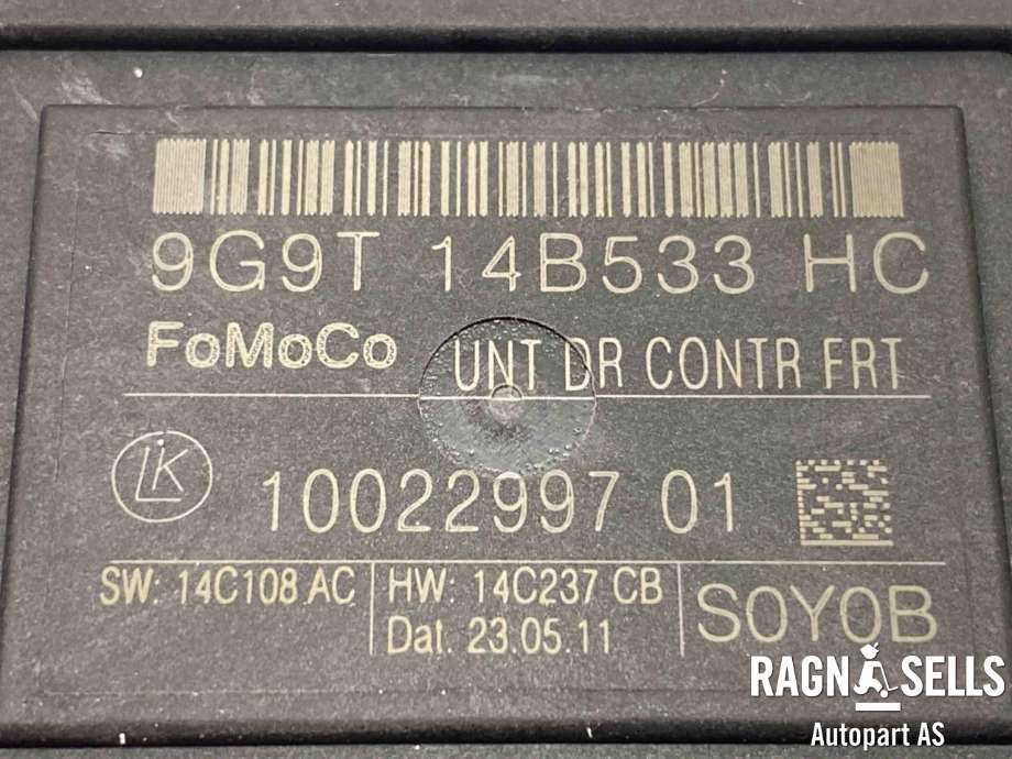 Styreenhet dør høyre foran til Volvo XC70 2008-2013 (Type II, Fase 1)  (31343469||9G9T-14B533-HC)