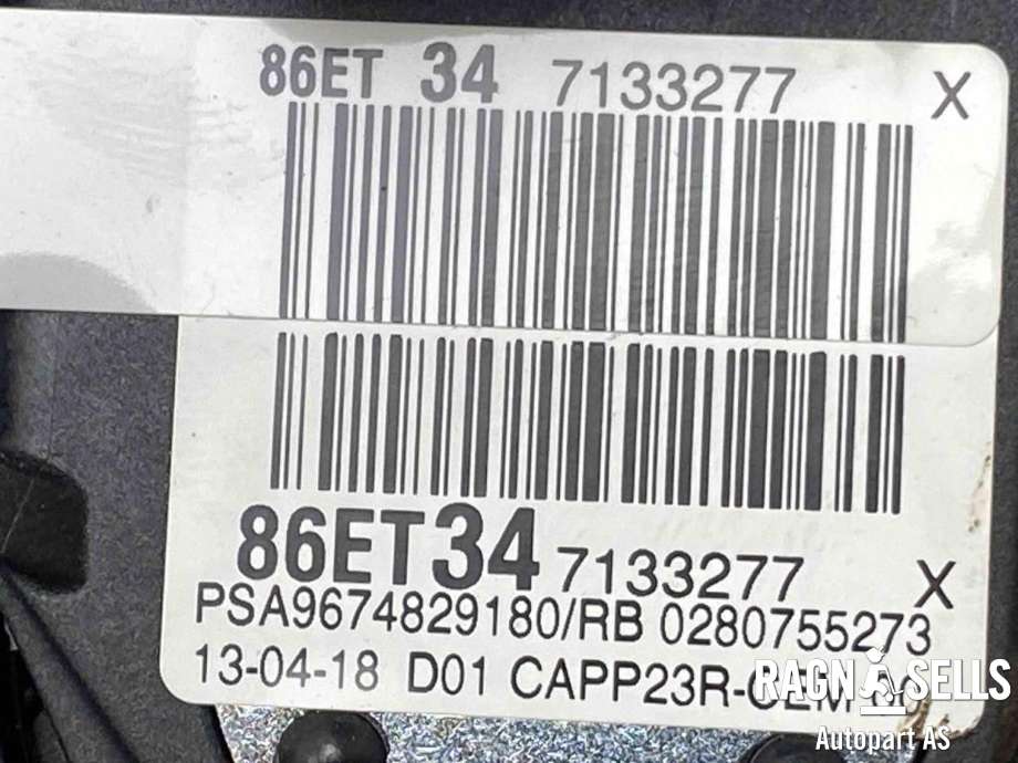 Pedal gass til Peugeot 3008 2016-->> (Type II)  