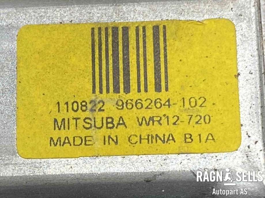 Ruteheis, kun motor, høyre bak til Volvo XC60 2008-2013 (Type I, Fase 1)  (MITSUBA|31253064|110822 966264|)