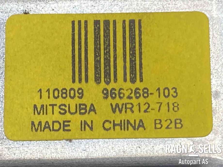 Ruteheis, kun motor, venstre foran til Volvo XC60 2008-2013 (Type I, Fase 1)  (MITSUBA|31253061|110809 966268|)