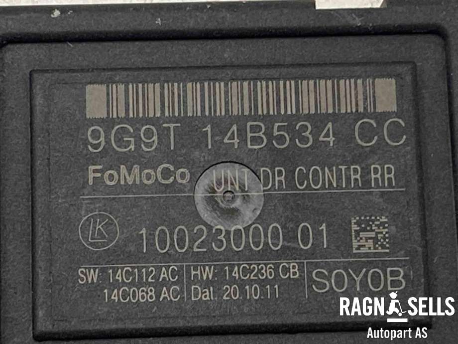 Styreenhet dør høyre bak til Volvo XC60 2008-2013 (Type I, Fase 1)  (FOMOCO|31318368|9G9T-14B534-CC|)